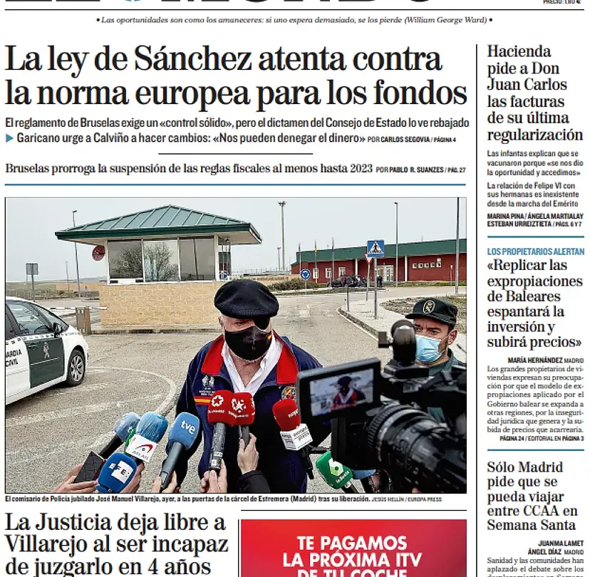 Portada Jueves 4 de Marzo de 2021 |