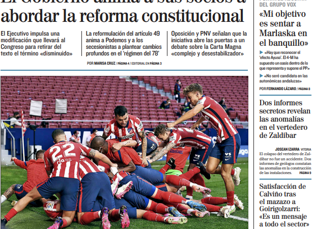 Portada Lunes 17 de Mayo de 2021