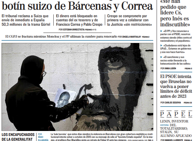 Portada Lunes 22 de Febrero de 2021