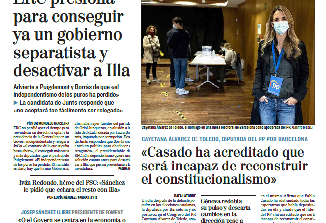 Portada Martes 16 de Febrero