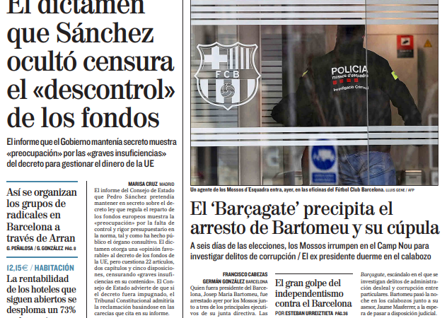 Portada Martes 2 de Marzo de 2021