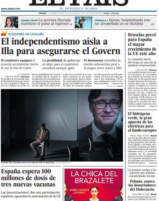 Portada Viernes 12 de Febrero |