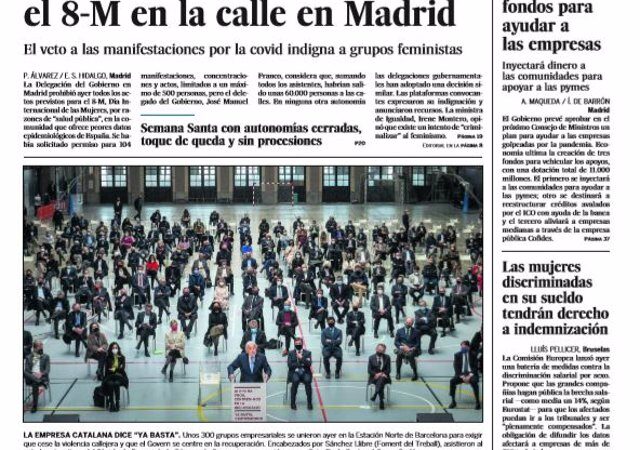 Portada Viernes 5 de Marzo de 2021