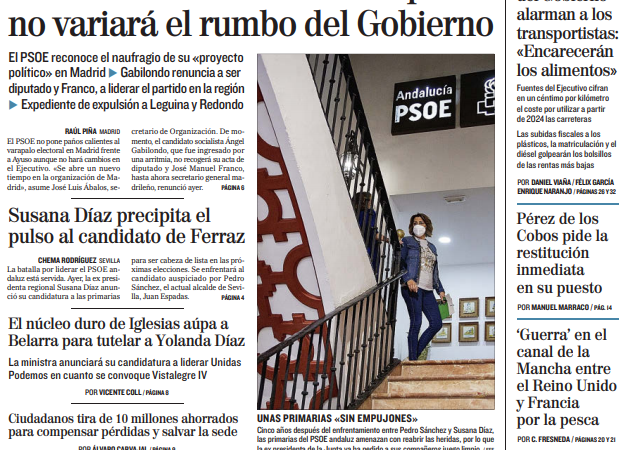 Portada Viernes 7 de Mayo del 2021