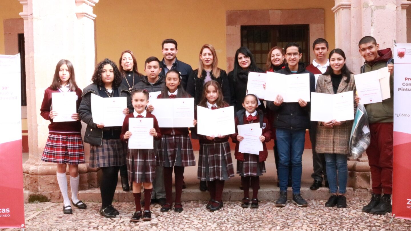 Premian a ganadores estatales del 30° Concurso Nacional de Dibujo y Pintura Infantil y Juvenil 2023 en Zacatecas |