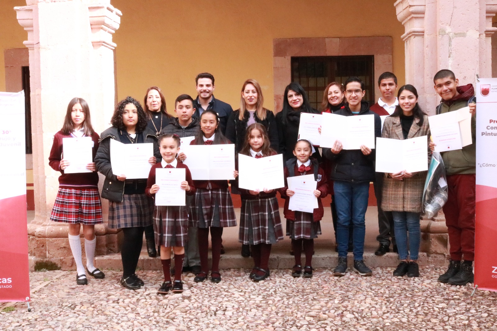 Premian a ganadores estatales del 30° Concurso Nacional de Dibujo y Pintura Infantil y Juvenil 2023 en Zacatecas