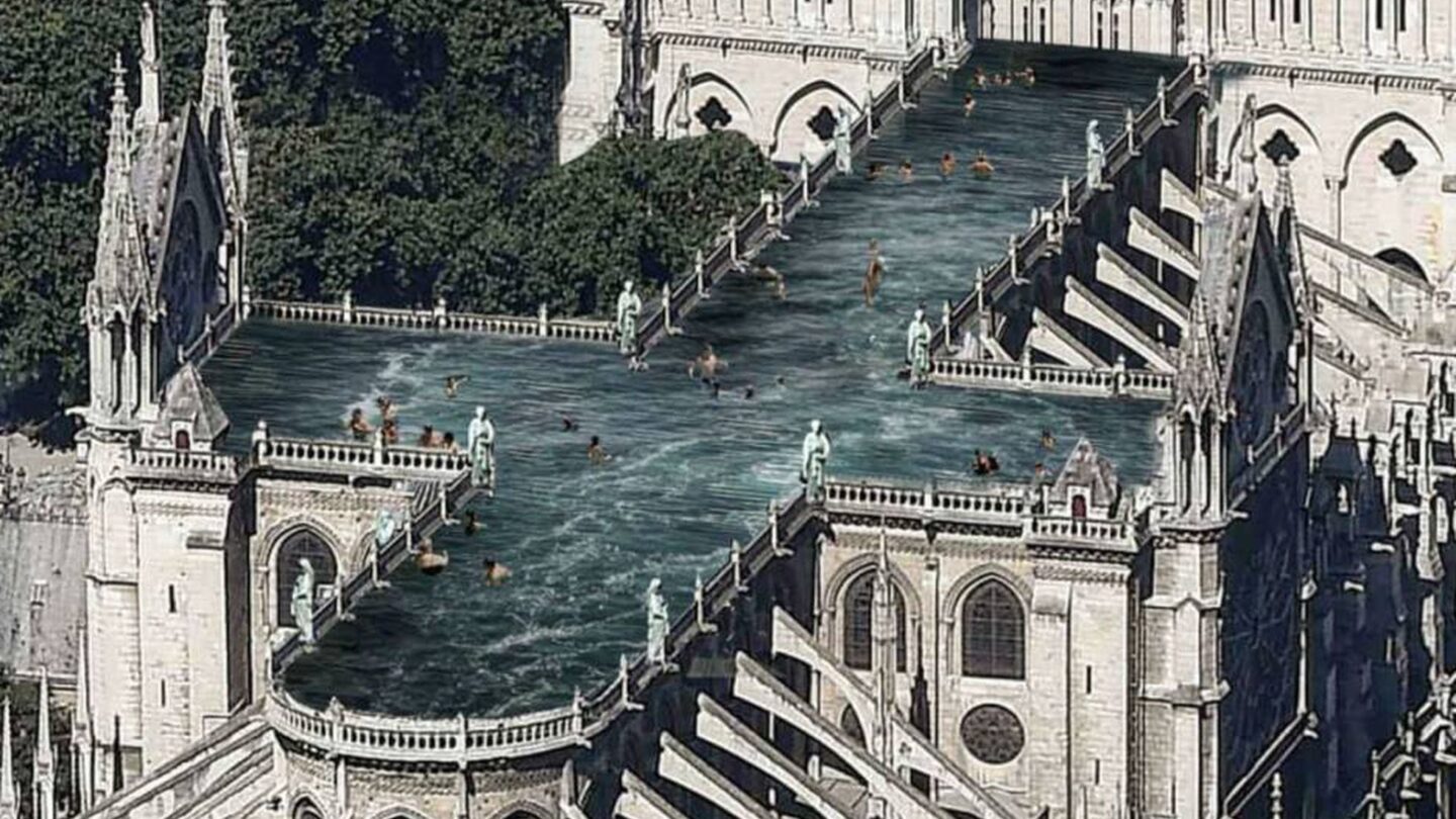 Propuestas arquitectónicas inundan Notre Dame |