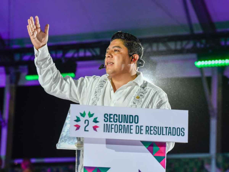 Ricardo Gallardo Cardona destaca logros y retos en su segundo informe como gobernador de San Luis Potosí