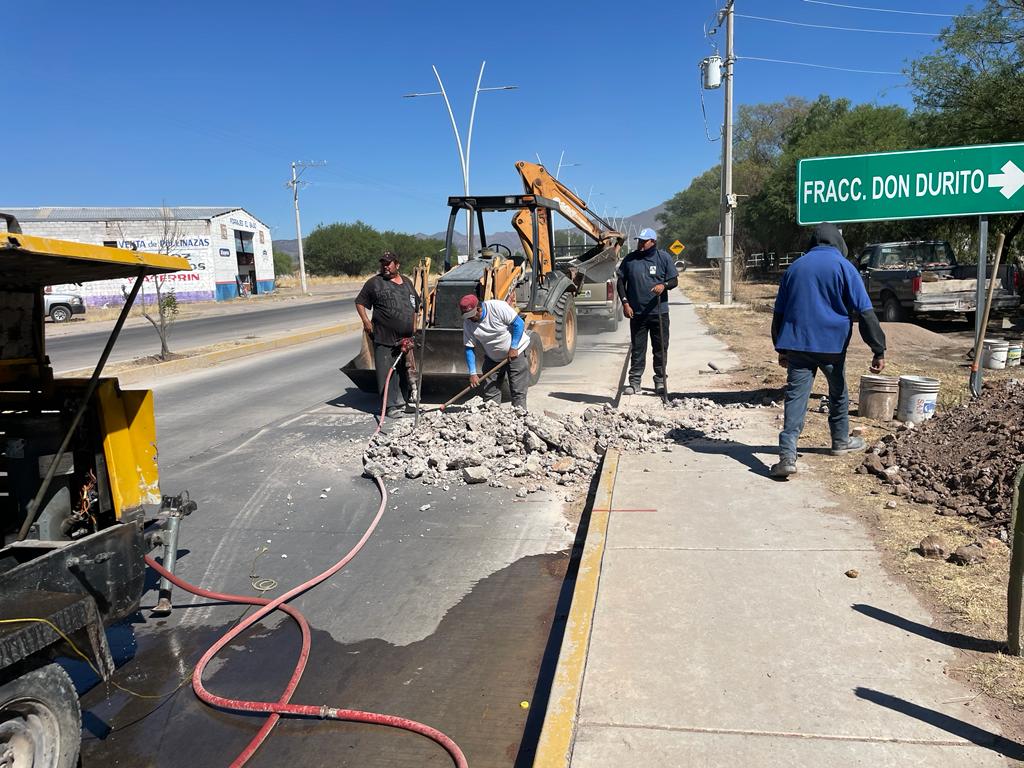 SIMAPAJ realiza ampliación de la red hidráulica en El Molino para mejorar el abasto de agua