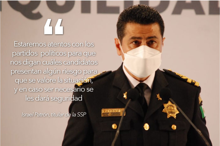 Sólo con ‘razón de peso’ se brindará seguridad a candidatos en las campañas, sostiene titular de la SSP