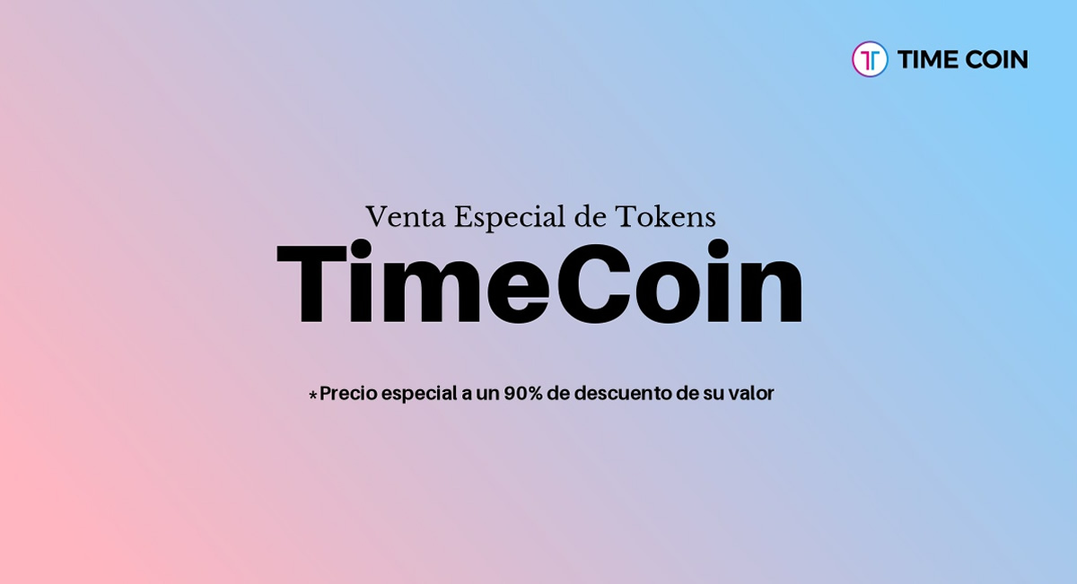 TimeCoin (TMCN) anuncia venta de tokens especiales