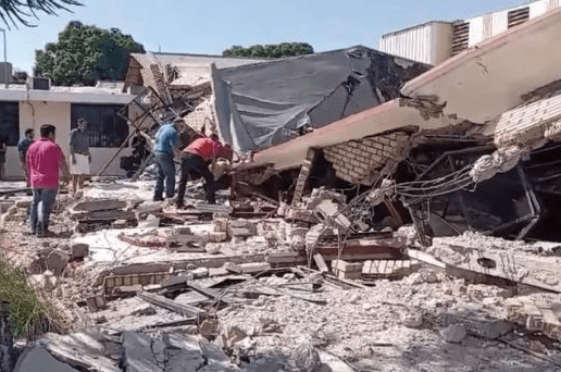 Tragedia en Ciudad Madero, Tamaulipas: Colapso de iglesia deja al menos tres muertos