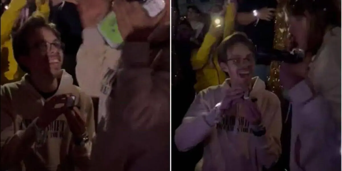 Amor al Ritmo de Taylor Swift Joven Propone Matrimonio en Concierto |