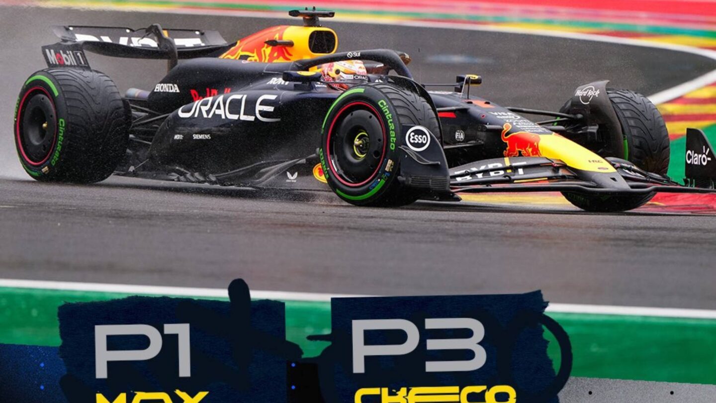 Checo Pérez sorprende en Spa Francorchamps Minuto a Minuto de su clasificación en el GP de Bélgica |
