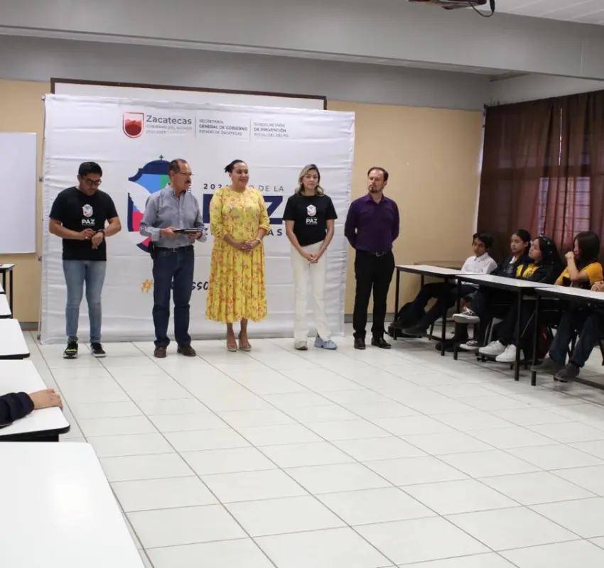 Jóvenes de Utzac se unen para construir la paz en Zacatecas: Red de Juventudes Constructoras de Paz