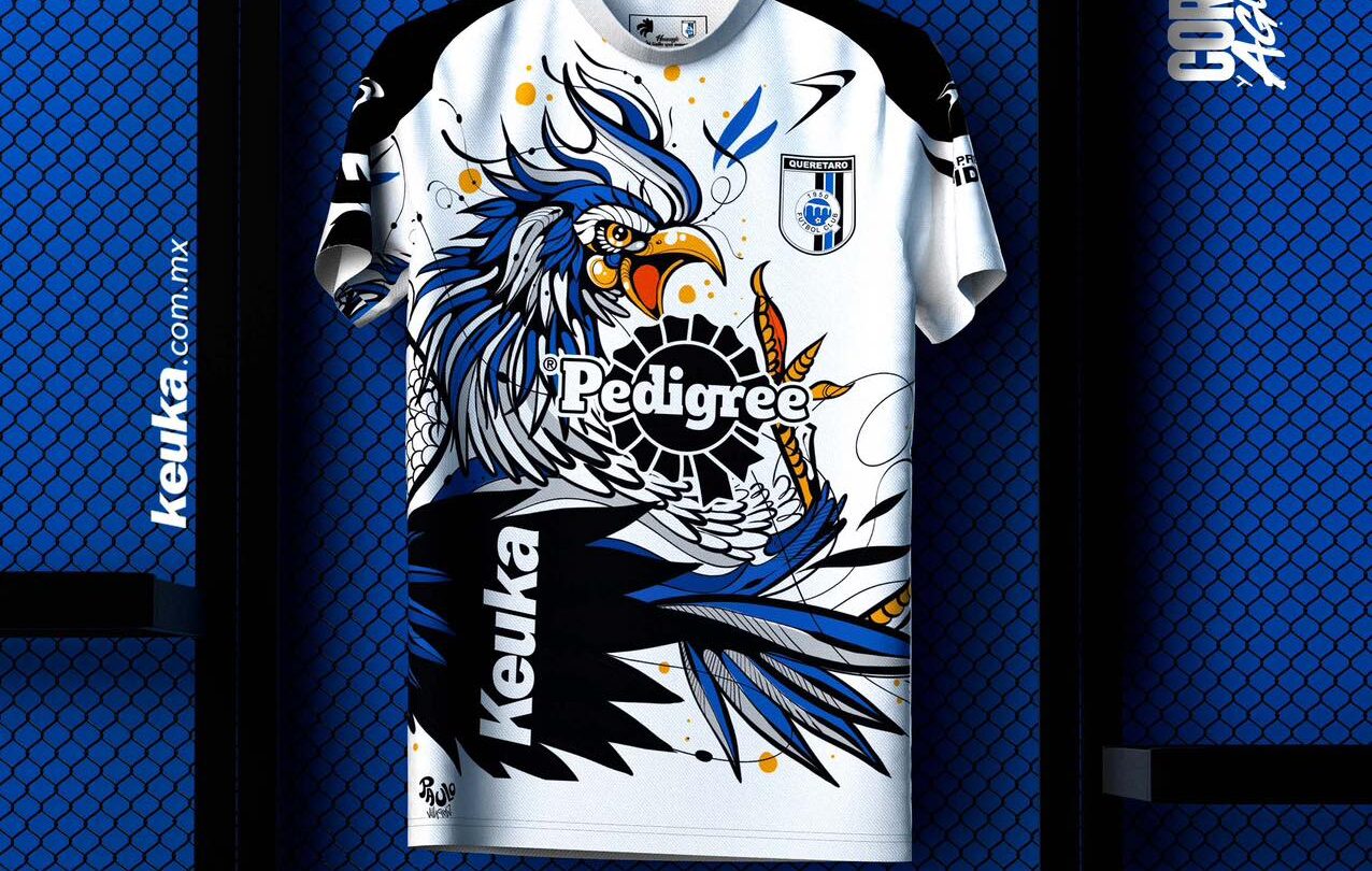 Keuka lanza nueva jersey de entrenamiento para los Gallos Blancos de Querétaro |