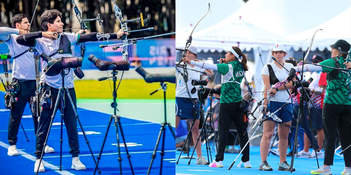 Mexicanas brillan en tiro con arco y avanzan a semifinales en París 2024