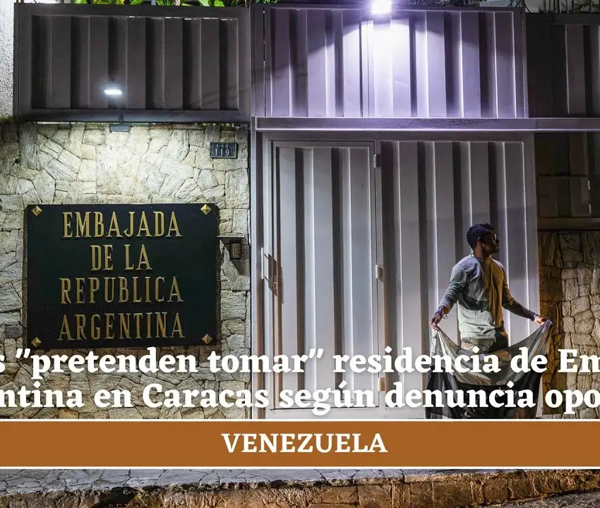 Policías venezolanos intentan tomar residencia de Embajada argentina en Caracas: minuto a minuto