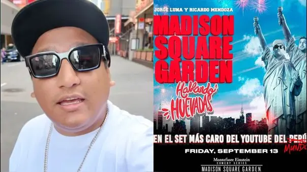 Jorge Luna revela detalles del anuncio de "Hablando Huevadas" en el Madison Square Garden: "Nos cambiaron los planes"