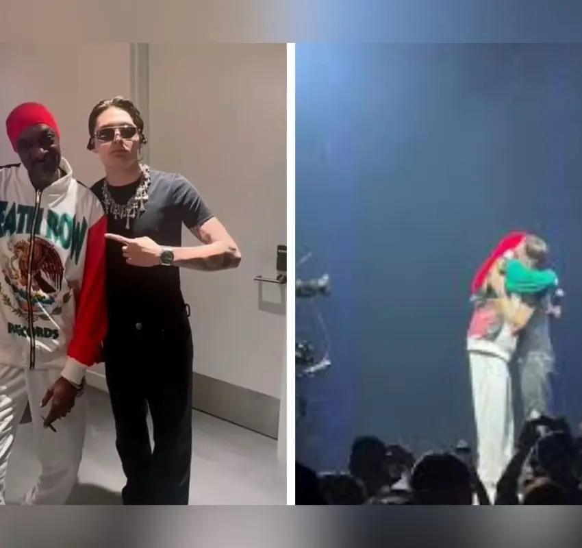 Peso Pluma invita a Snoop Dogg a cantar con él en su concierto en California