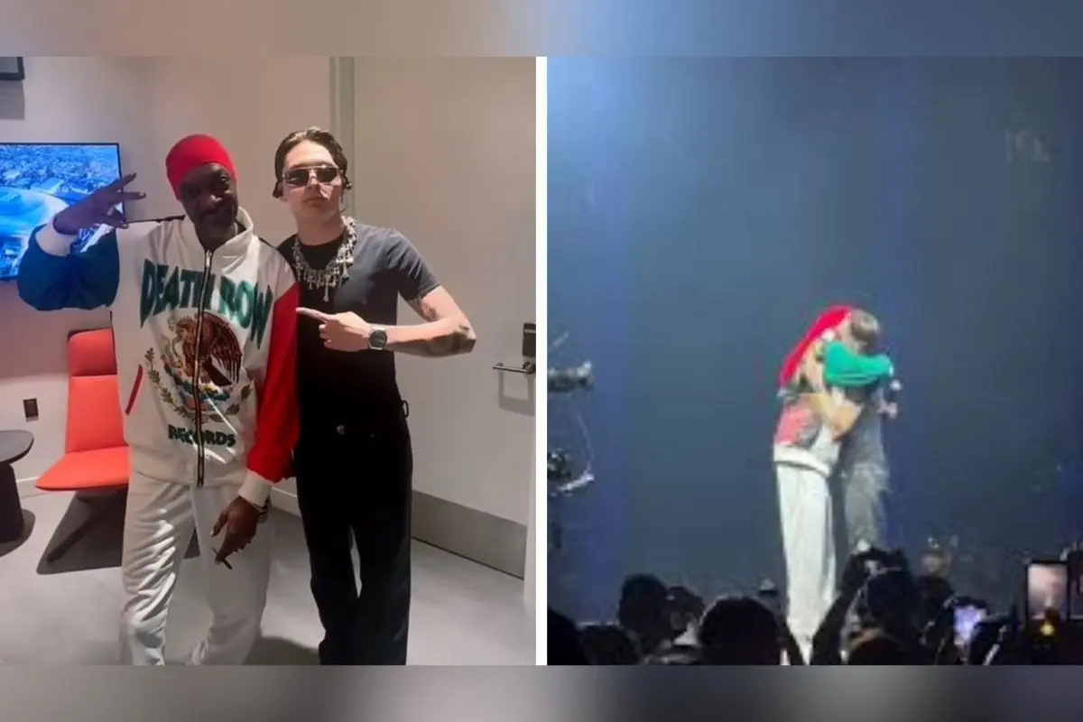 Peso Pluma invita a Snoop Dogg a cantar con él en su concierto en California |