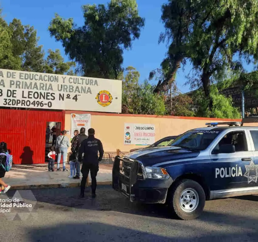 Ciclo Escolar 2024-2025: Reanudan el operativo ‘Escuelas en Paz’ en Zacatecas