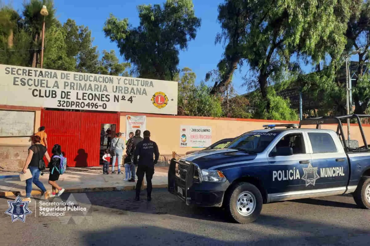 Ciclo Escolar 2024 2025 Reanudan el operativo Escuelas en Paz en Zacatecas |