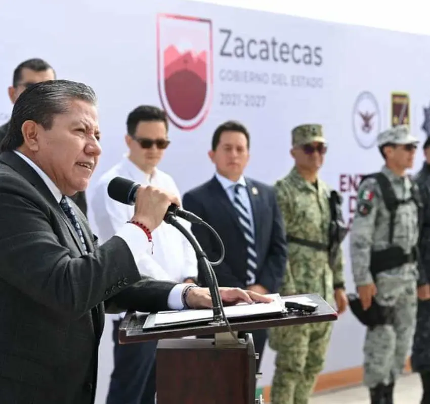 David Monreal instala el Destacamento Regional de Seguridad en Mazapil