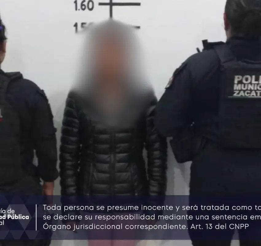Detienen a un hombre y a una mujer de 24 años en Zacatecas por portación de armas