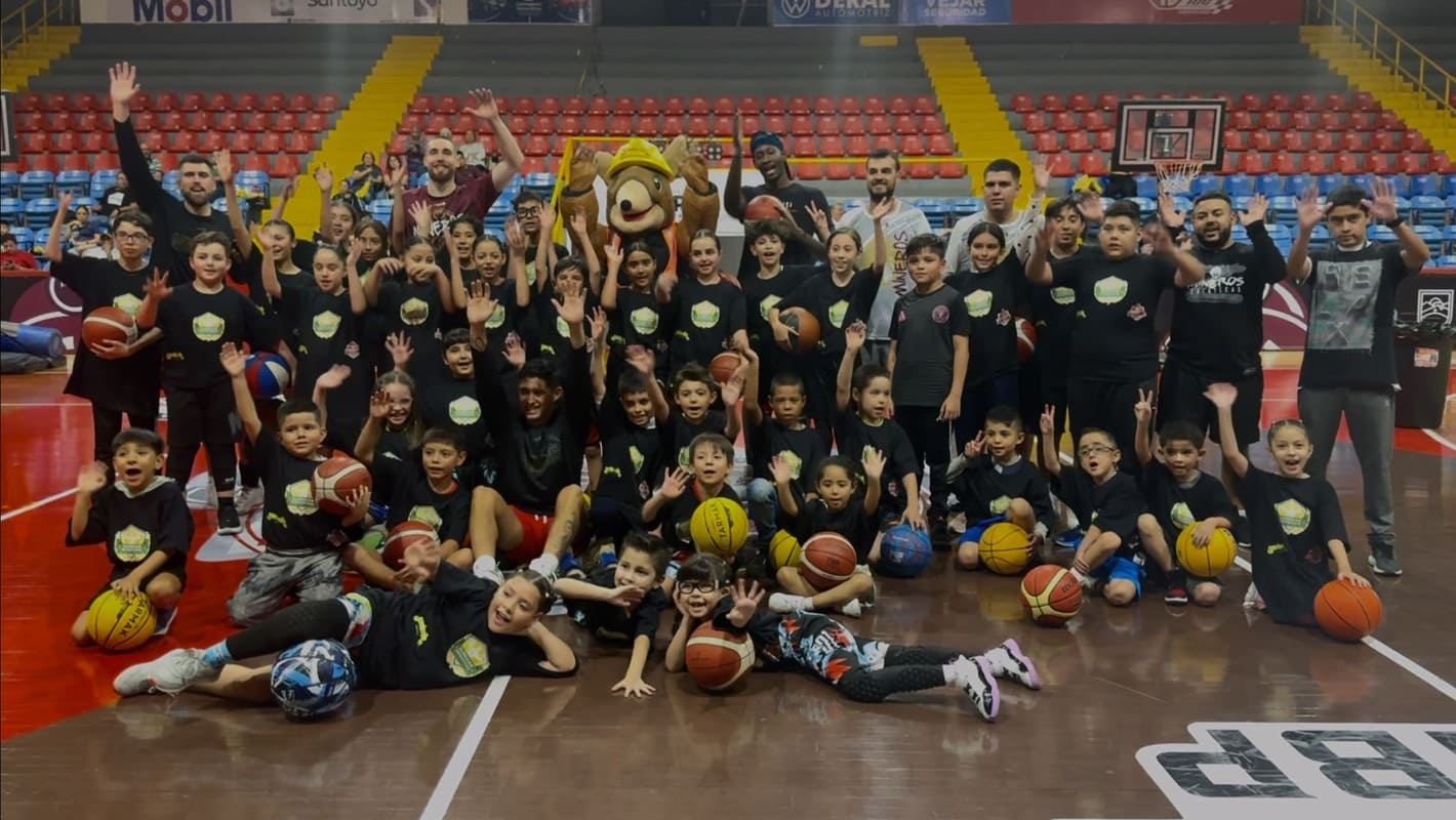 Grupo Santa Rita y Mineros de Zacatecas fomentan el deporte con Clínica de Baloncesto para Niños