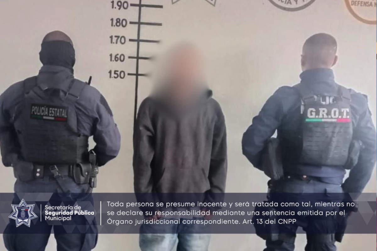 Arrestan a hombre en colonia aledaña a la Francisco Herrera en Zacatecas; lo acusan de allanamiento de morada