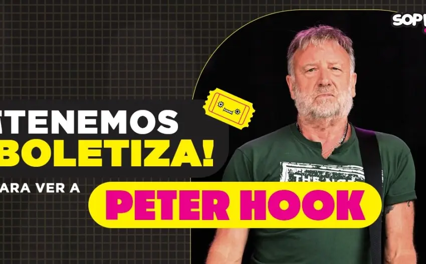 ¡Gánate boletos para el concierto de Peter Hook & The Light en la CDMX!