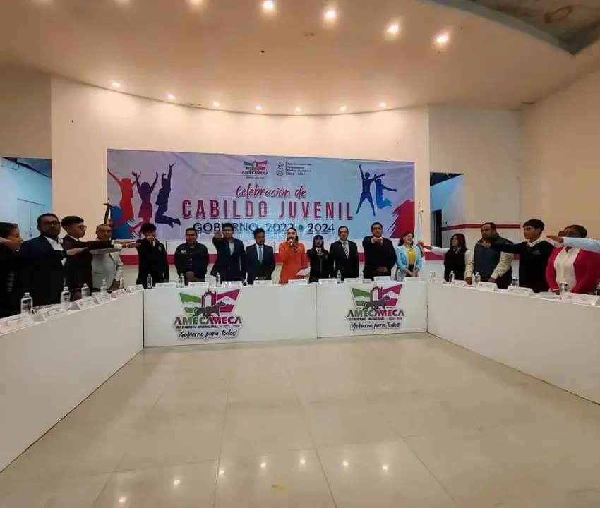 Inauguración del #CabildoJuvenil 2024 en Amecameca