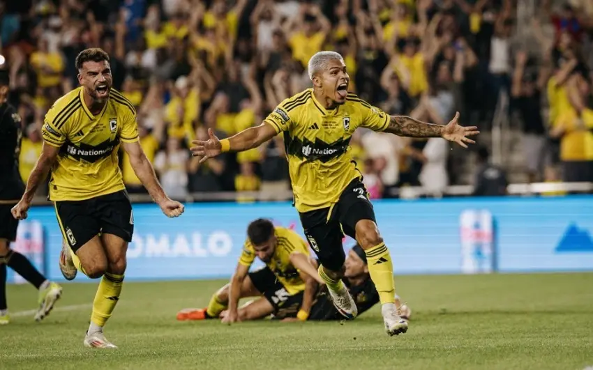 Los goles de la victoria del Columbus Crew en la final de la Leagues Cup