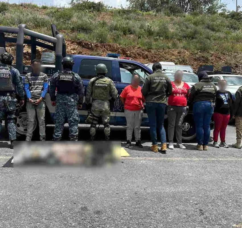 Detienen fuerzas de seguridad a tres mujeres y un hombre en Villanueva