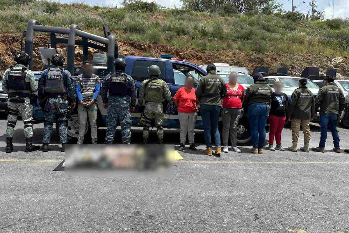 Detienen fuerzas de seguridad a tres mujeres y un hombre en Villanueva