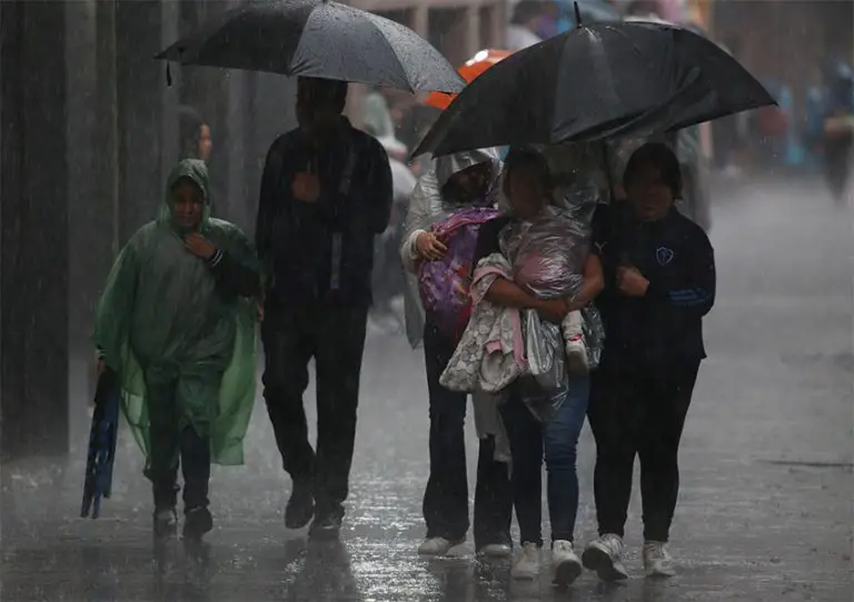 Fuerte lluvias México