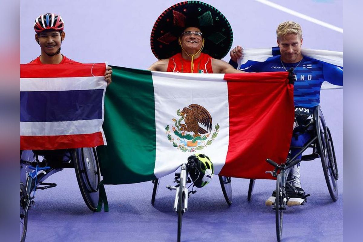 El mexicano Juan Pablo Cervantes gana medalla de oro en los 100 metros T54 Paralímpicos