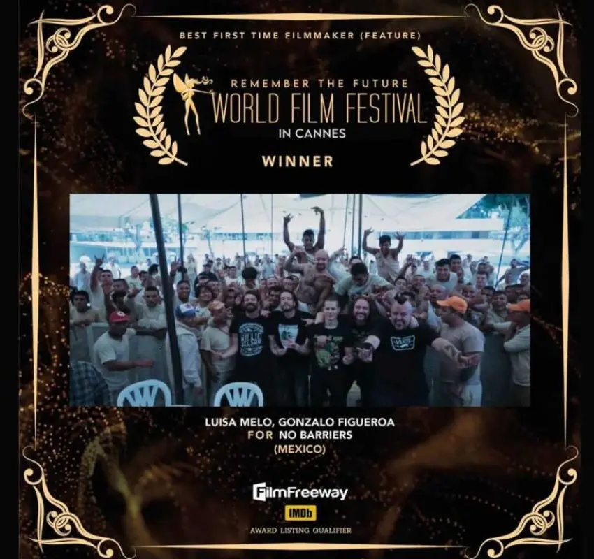 Documental “Sin Barreras” gana tres premios World Film Festival en Cannes