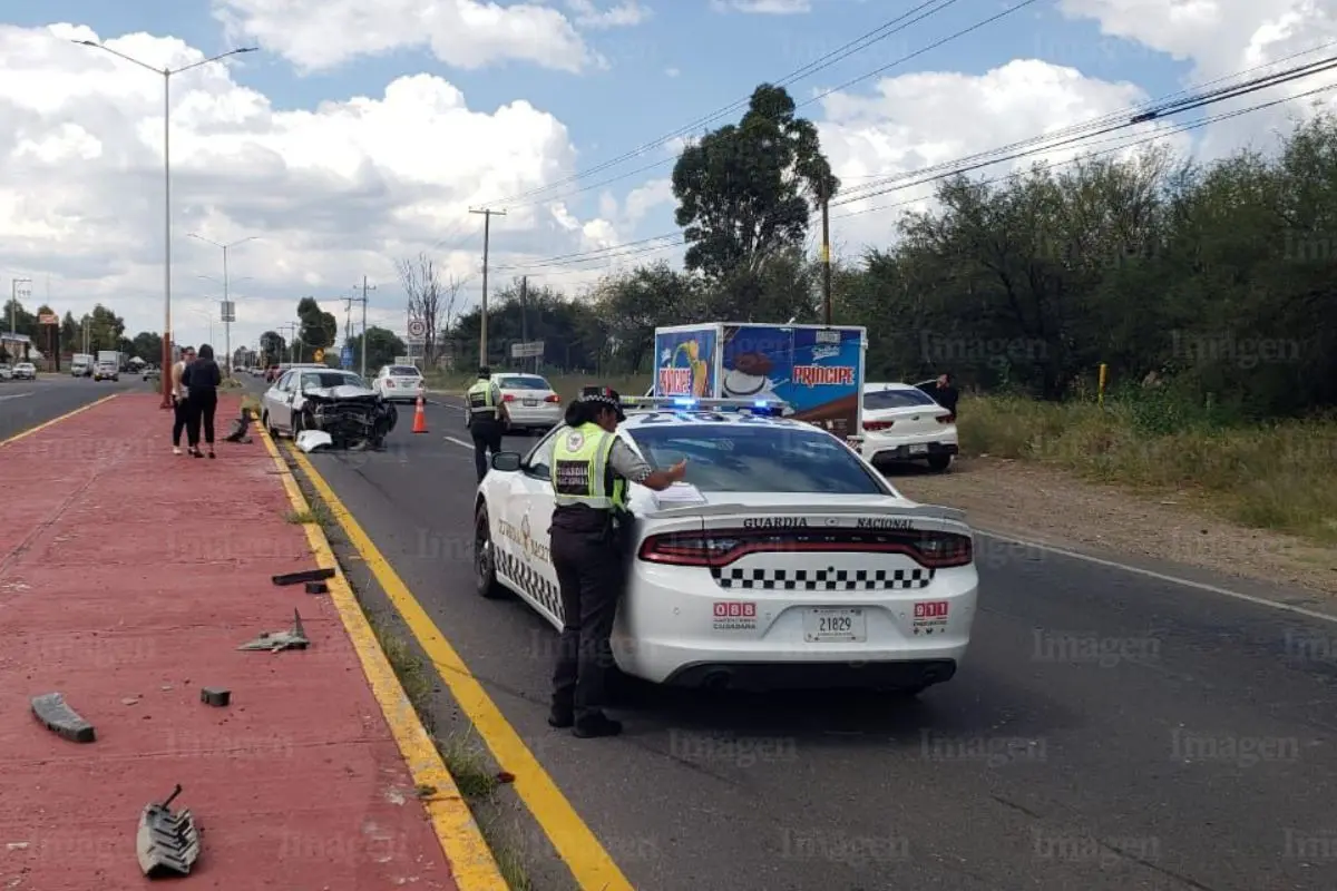 Ocurre accidente automovilístico sobre la carretera federal 45 |