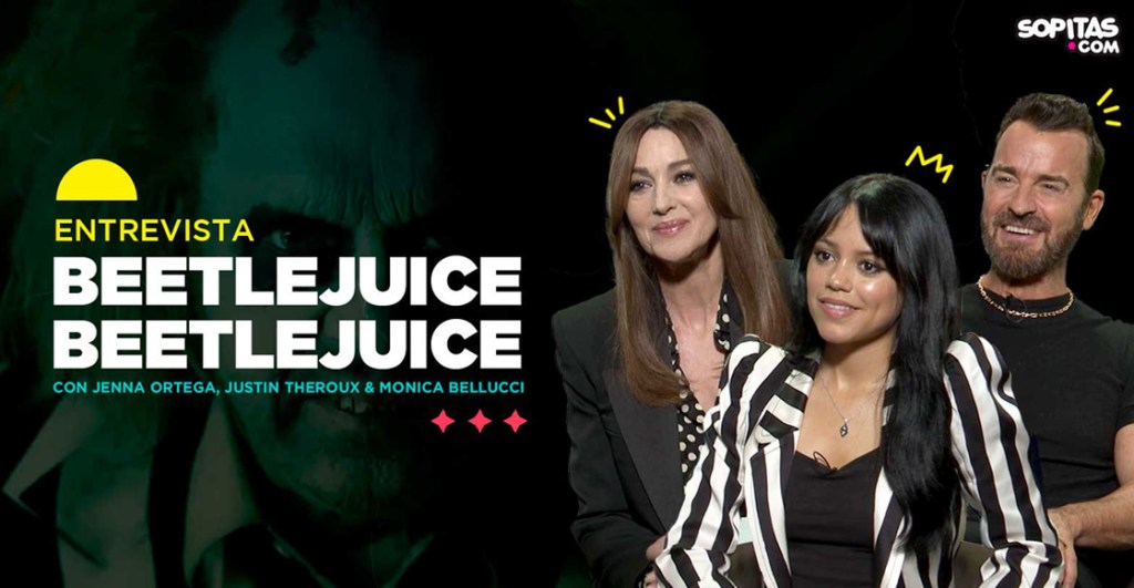 Platicamos con Jenna Ortega, Monica Bellucci y Justin Theroux de ‘Beetlejuice Beetlejuice’