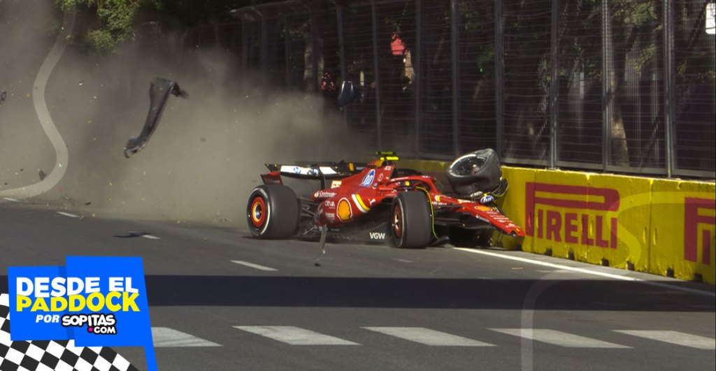 El choque entre Checo y Sainz, triunfo de Piastri y McLaren nuevo líder tras el GP de Azerbaiyán