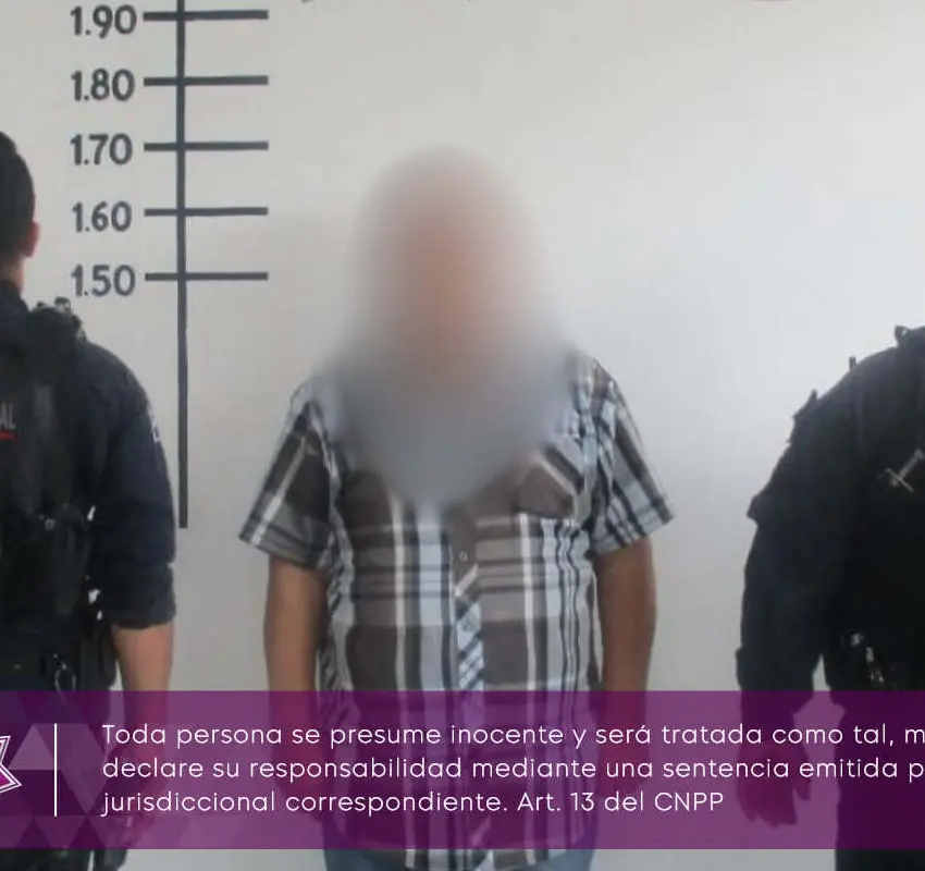 Detienen en Zacatecas a un hombre de 75 años por violencia familiar