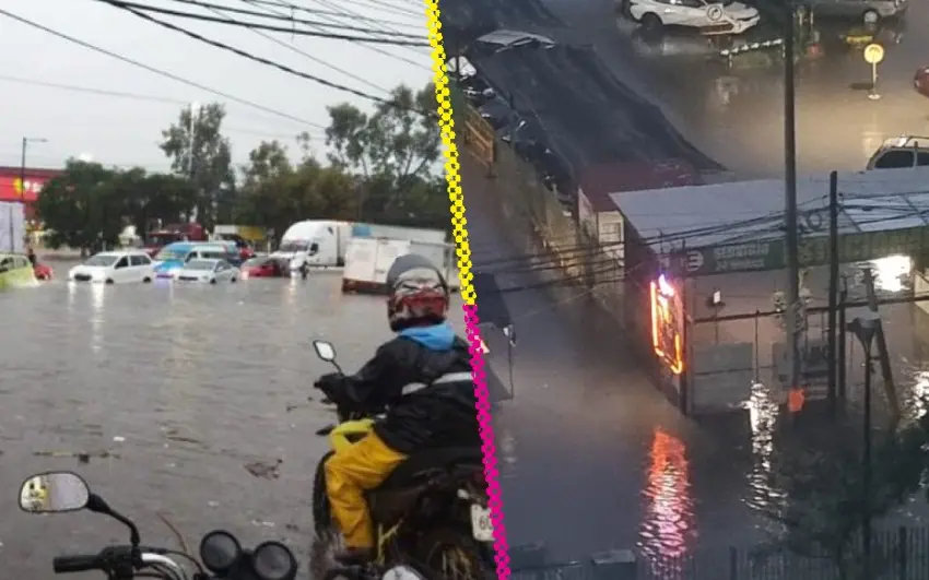 Y en el Edomex: Las fotos y videos de las inundaciones en Ecatepec, Tultitlán y Coacalco