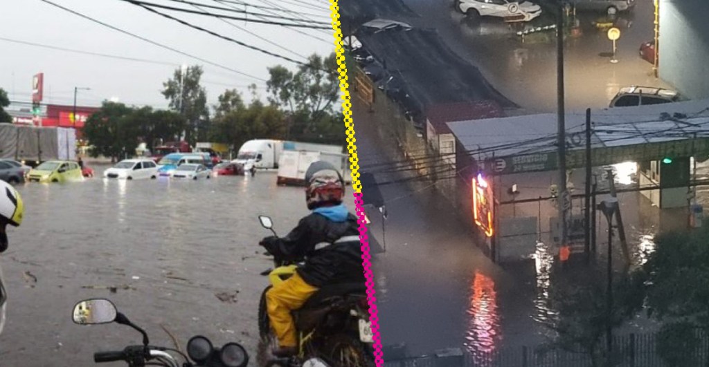 Y en el Edomex: Las fotos y videos de las inundaciones en Ecatepec, Tultitlán y Coacalco