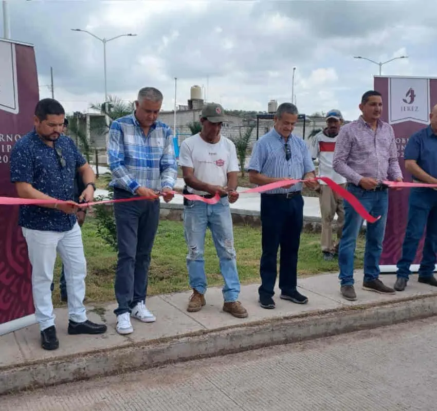 Inauguran la obra del parque Loma Blanca en Jerez