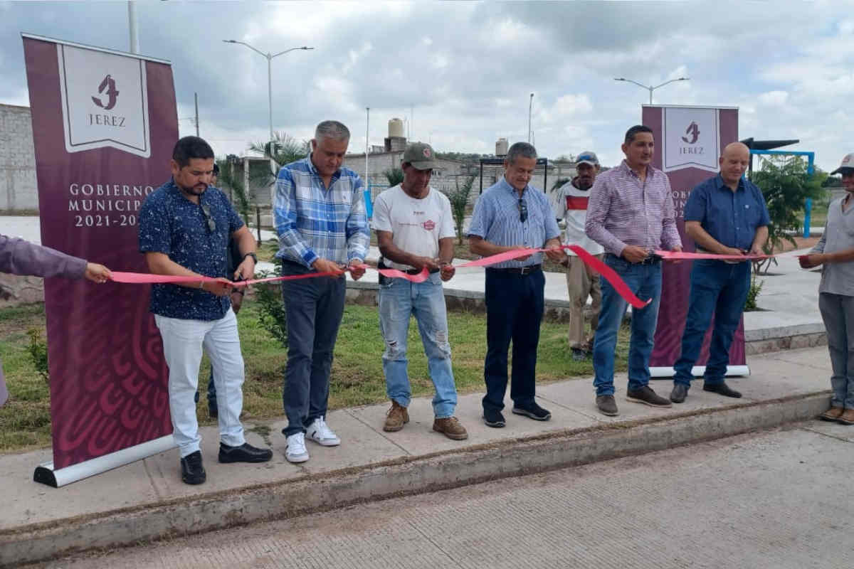 Inauguran la obra del parque Loma Blanca en Jerez