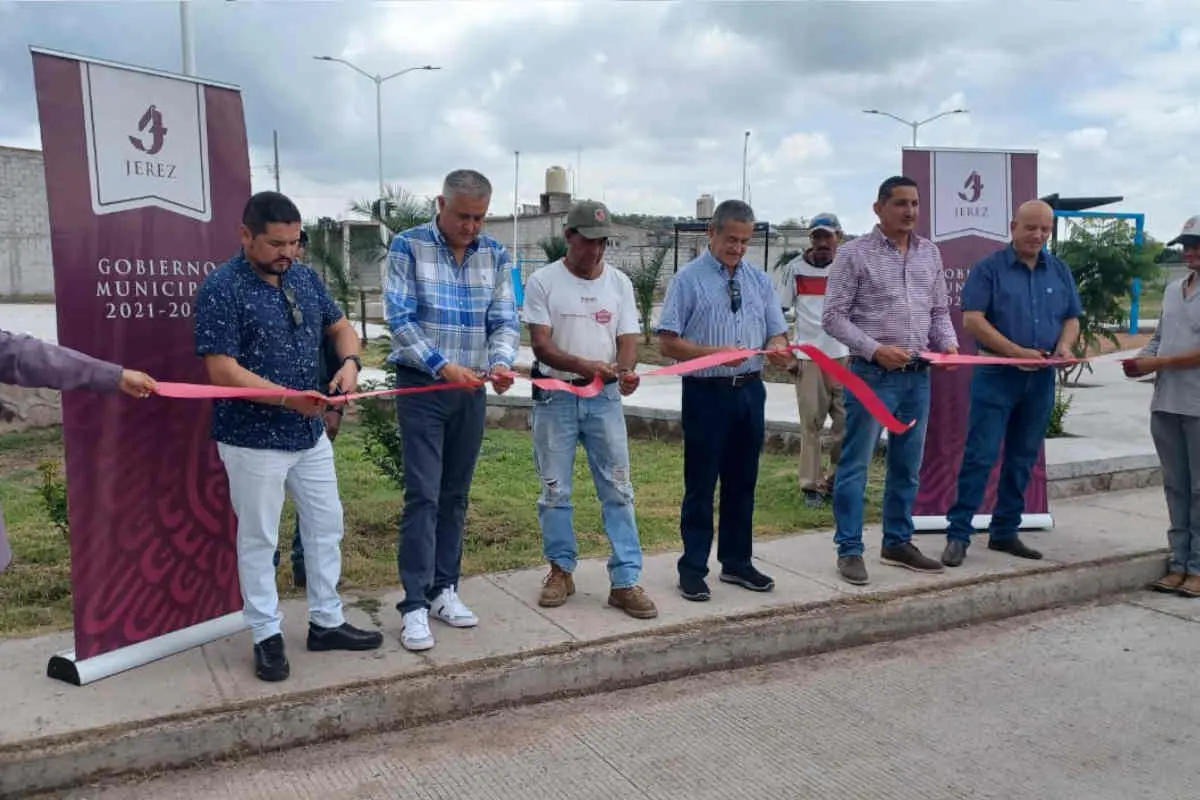 Inauguran la obra del parque Loma Blanca en Jerez |