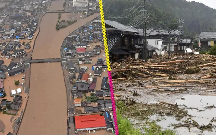 Lluvias en Japón dejan un muerto y varias personas desaparecidas