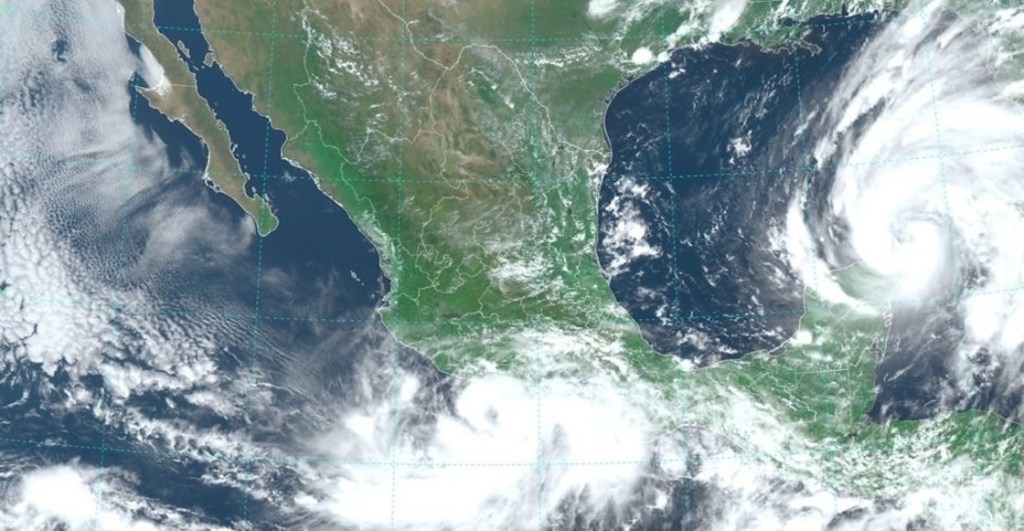 John y Helene: Tormenta tropical y huracán que acechan las costas de México